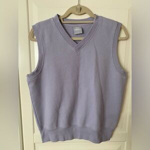 Aritzia TNA Cozy AF Women’s Vest Oversized Purple Sz XS